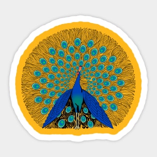 Peacock Sticker